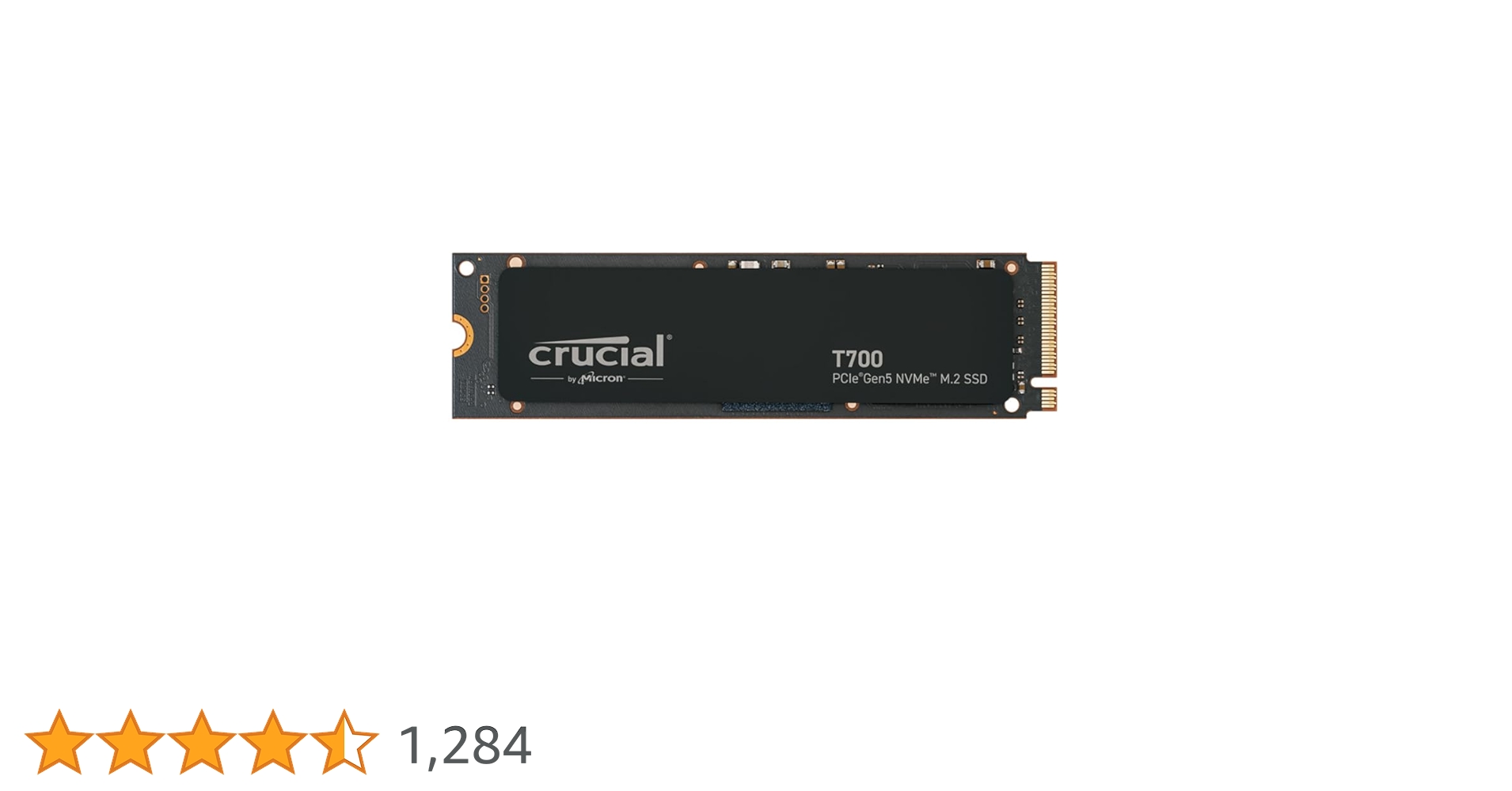 Amazon | Crucial T700 4TB Gen5 NVMe M.2 SSD - 最大12,400MB